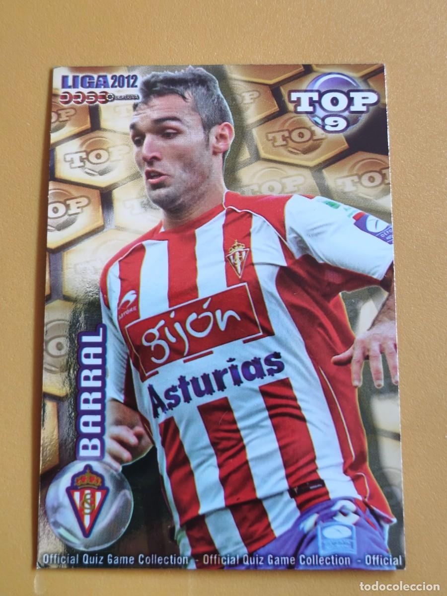 Cromos de f&uacute;tbol: barral, liga 2012 top.