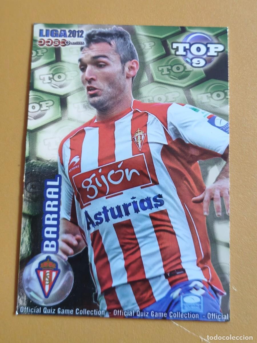 Cromos de f&uacute;tbol: barral, liga 2012 top.