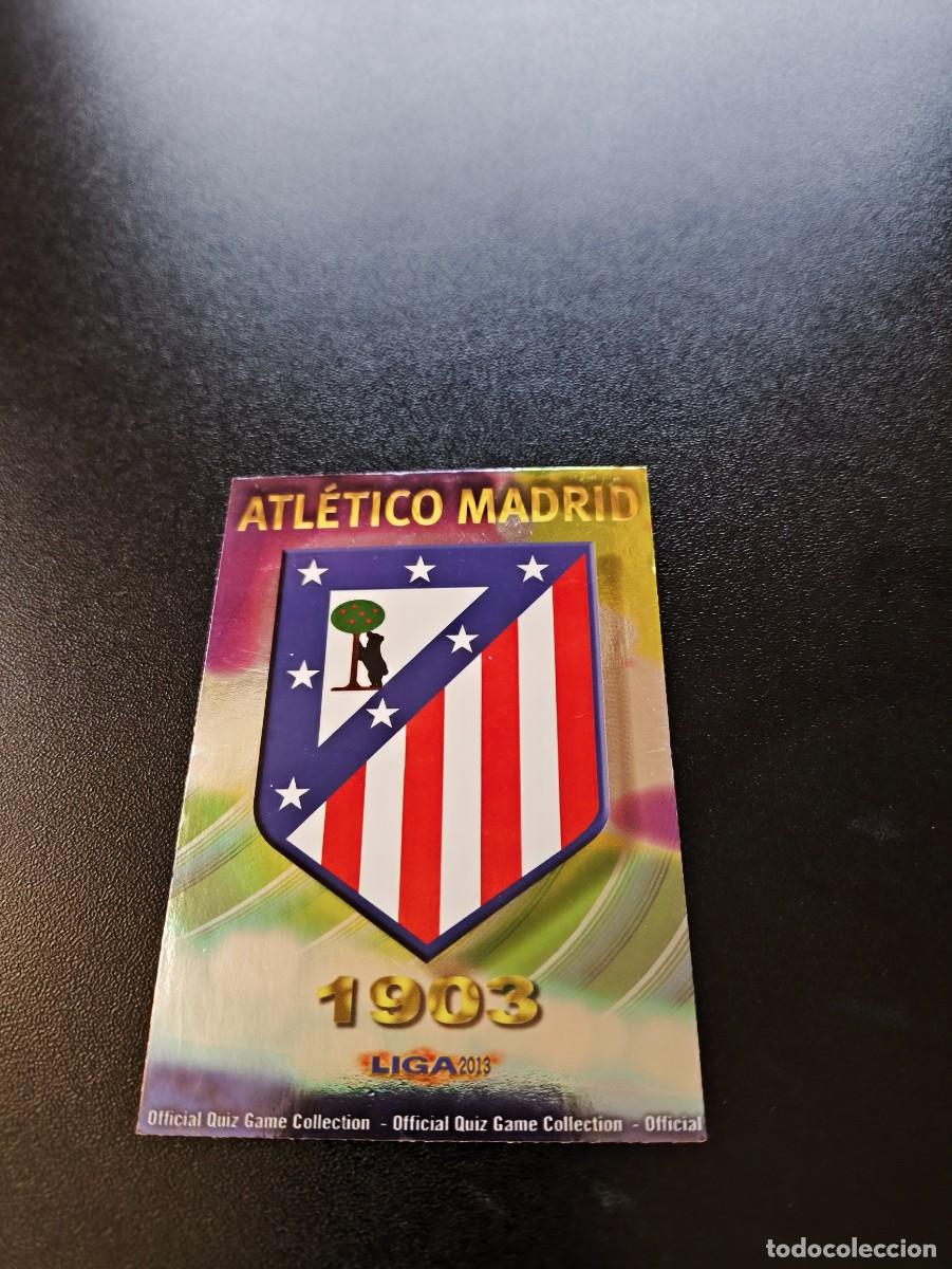 Cromos de f&uacute;tbol: 109 ESCUDO BRILLO LISO ATLETICO DE MADRID MUNDICROMO LIGA 2012 2013 12 13 NO PANINI ESTE MEGACRACKS