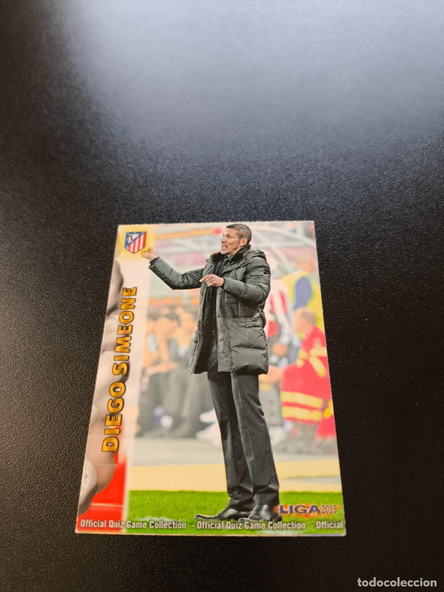 Cromos de f&uacute;tbol: 111 DIEGO SIMEONE ATLETICO DE MADRID MUNDICROMO LIGA 2012 2013 12 13 NO PANINI ESTE MEGACRACKS