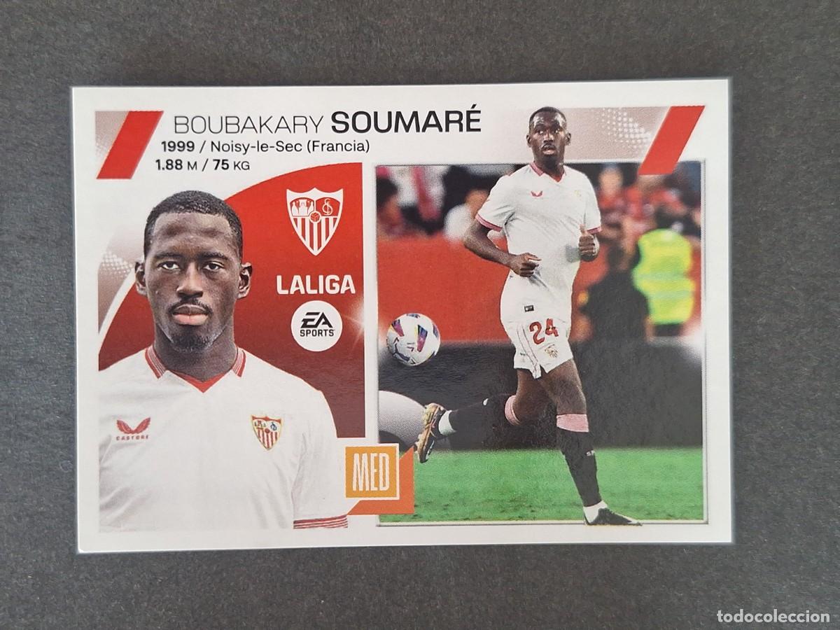 Cromos de f&uacute;tbol: L1 SOUMARE SEVILLA F. C. FICHAJE 64 LIGA ESTE 2023 2024 23 24 NUNCA PEGADO SIN PEGAR