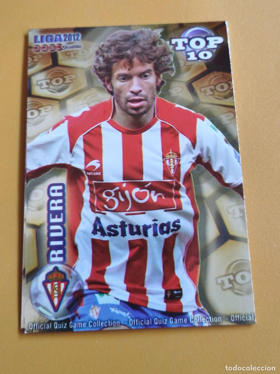 Cromos de f&uacute;tbol: rivera, liga 2012 top.