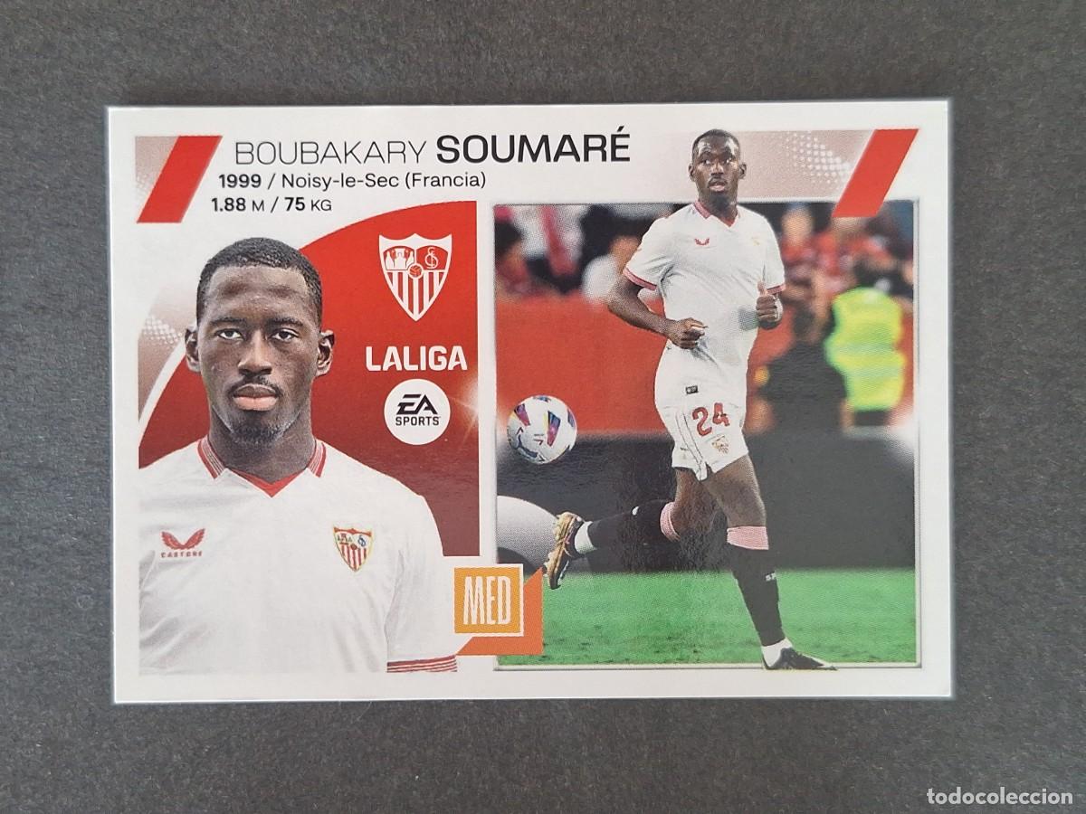 Cromos de f&uacute;tbol: L1 SOUMARE SEVILLA F. C. FICHAJE 64 LIGA ESTE 2023 2024 23 24 NUNCA PEGADO SIN PEGAR