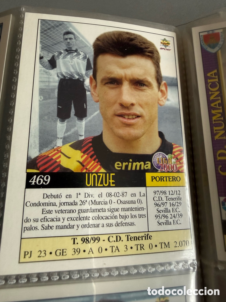 Cromos de f&uacute;tbol: MUNDICROMO 2000. 469 UNZUE ( Oviedo ) UH