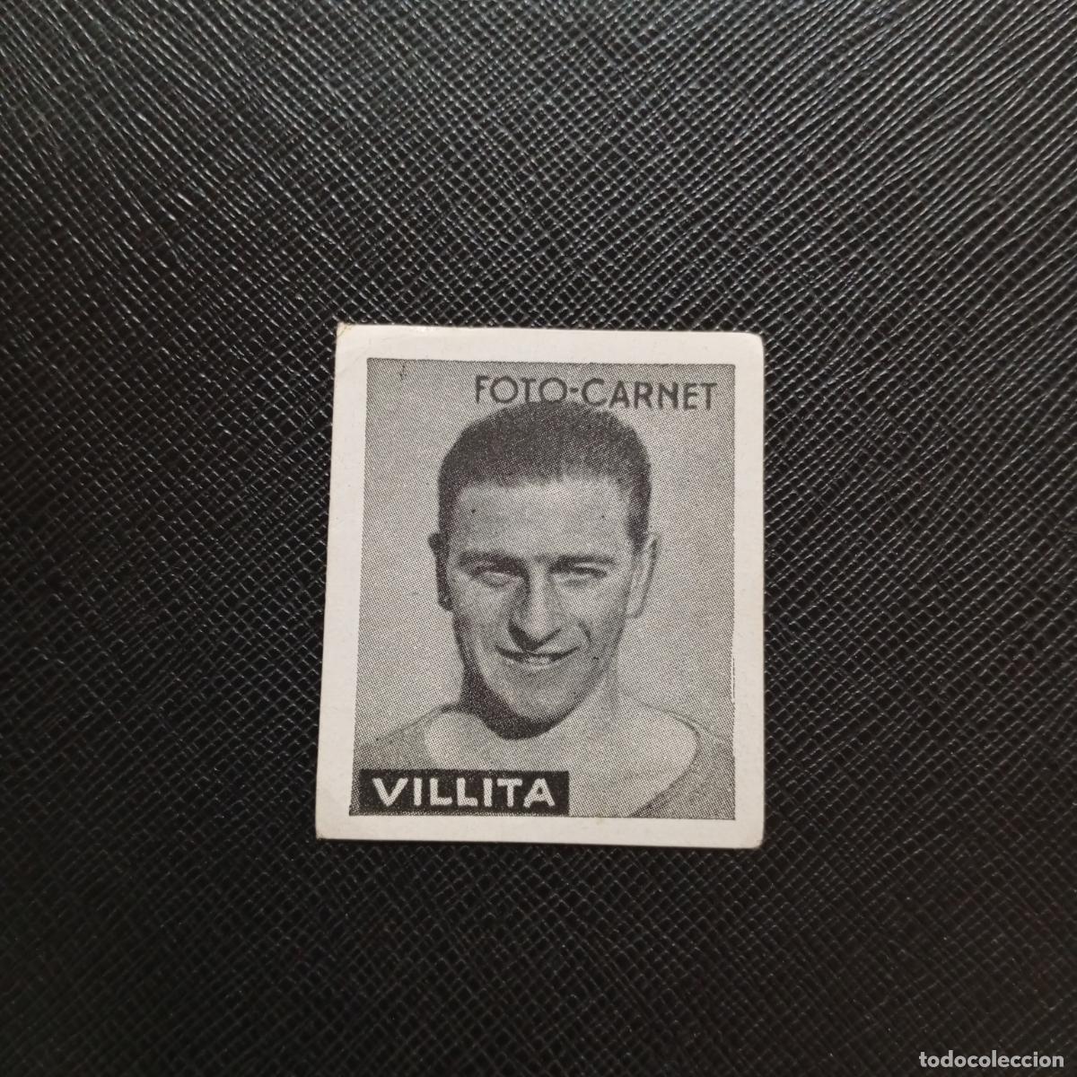 Cromos de f&uacute;tbol: VILLITA OVIEDO CISNE FOTO CARNET 42 43 CROMO FUTBOL LIGA 1942 1943 - SIN PEGAR - A204 PG2