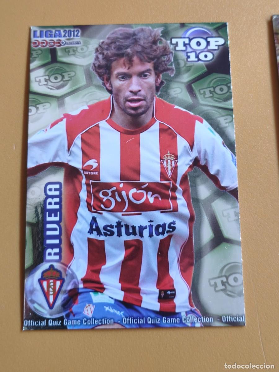 Cromos de f&uacute;tbol: rivera, liga 2012 top.