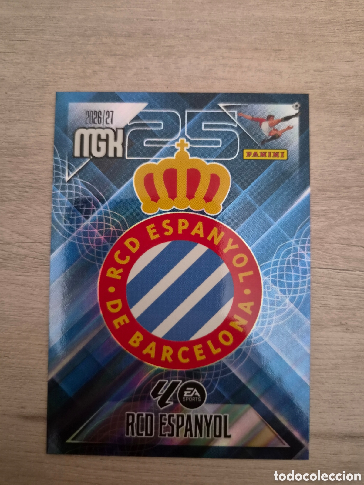Cromos de f&uacute;tbol: N&deg;163 Escudo Espanyol Megacracks 26/27