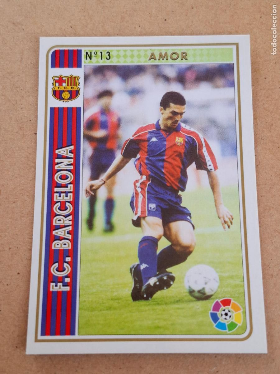 Football Stickers: MUNDICROMO 94 95 1994 1995 - 13 AMOR - FC. BARCELONA