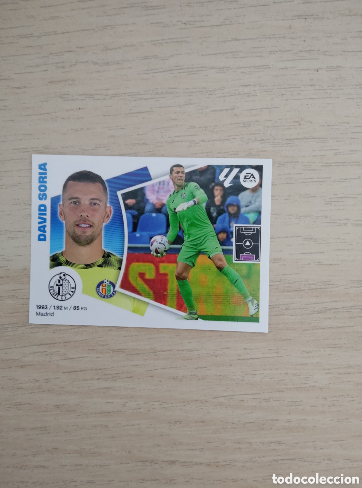 Football Stickers: 3 DAVID SORIA GETAFE LIGA ESTE 2024 2025