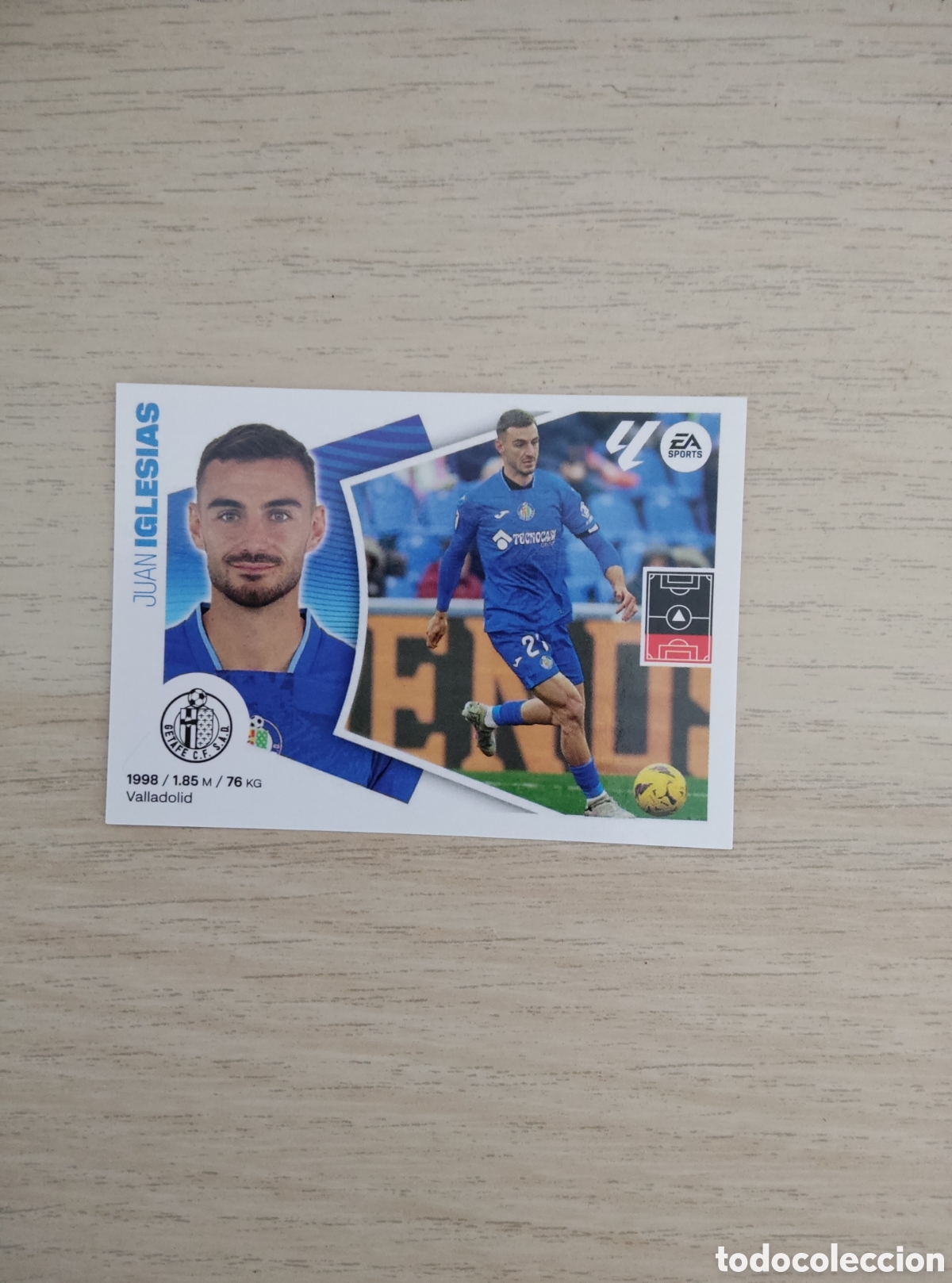 Football Stickers: 6 JUAN IGLESIAS GETAFE LIGA ESTE 2024 2025