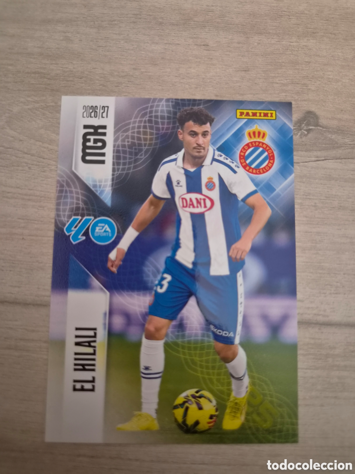 Football Stickers: N&deg;166 Espanyol El Hilali Megacracks 26/27