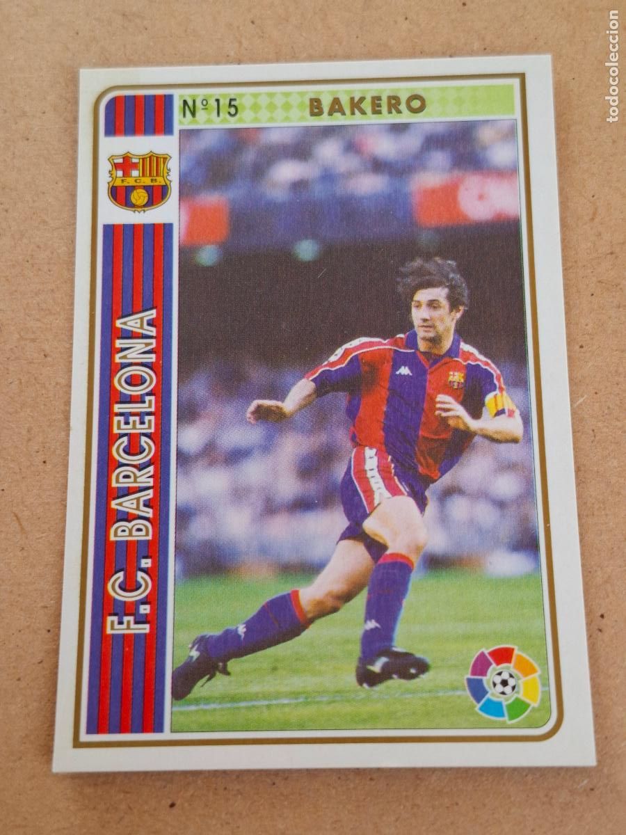 Cromos de f&uacute;tbol: MUNDICROMO 94 95 1994 1995 - 15 BAKERO - FC. BARCELONA