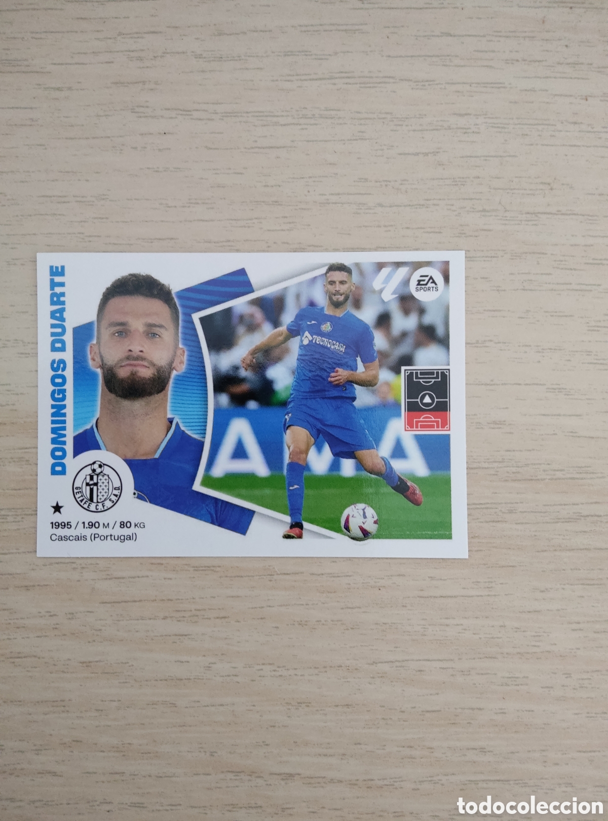 Cromos de f&uacute;tbol: 8 DOMINGOS DUARTE GETAFE LIGA ESTE 2024 2025