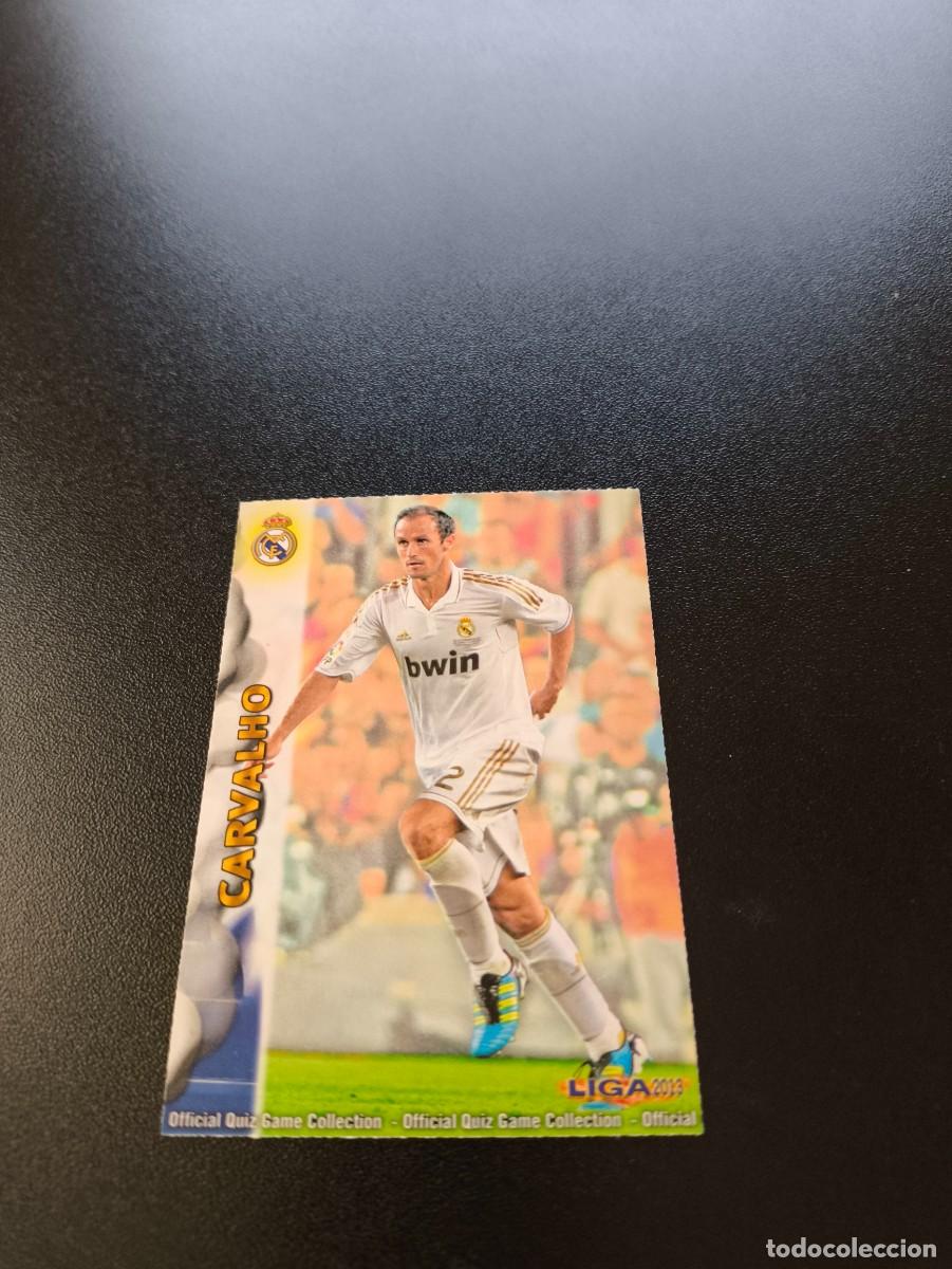 Cromos de f&uacute;tbol: 14 RICARDO CARVALHO REAL MADRID MUNDICROMO LIGA 2012 2013 12 13 NO PANINI ESTE MEGACRACKS