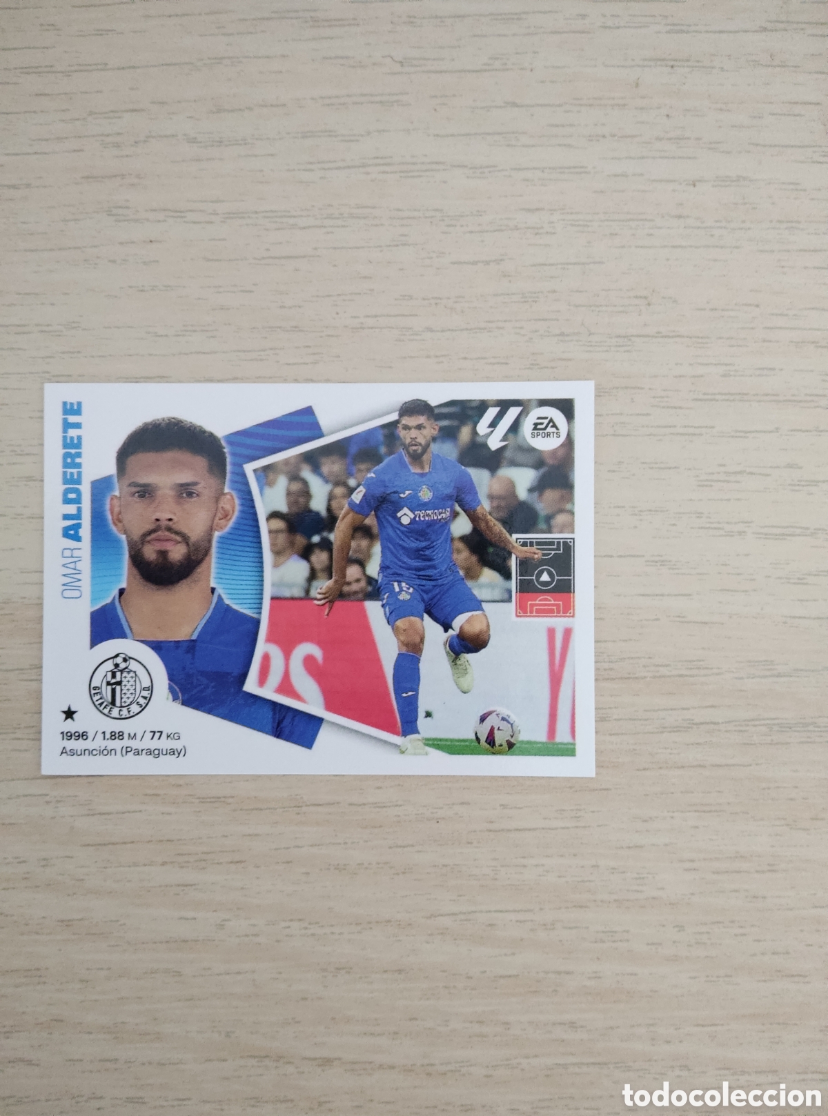 Cromos de f&uacute;tbol: 9 ALDERETE GETAFE LIGA ESTE 2024 2025