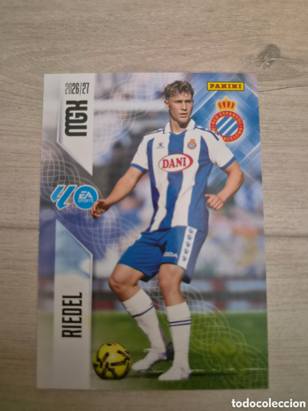 Cromos de f&uacute;tbol: N&deg;168 Espanyol Riedel Megacracks 26/27