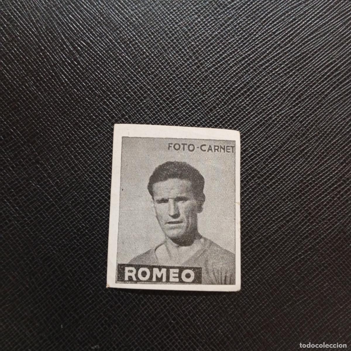 Cromos de f&uacute;tbol: ROMEO MURCIA CISNE FOTO CARNET 42 43 CROMO FUTBOL LIGA 1942 1943 - SIN PEGAR - A204 PG7