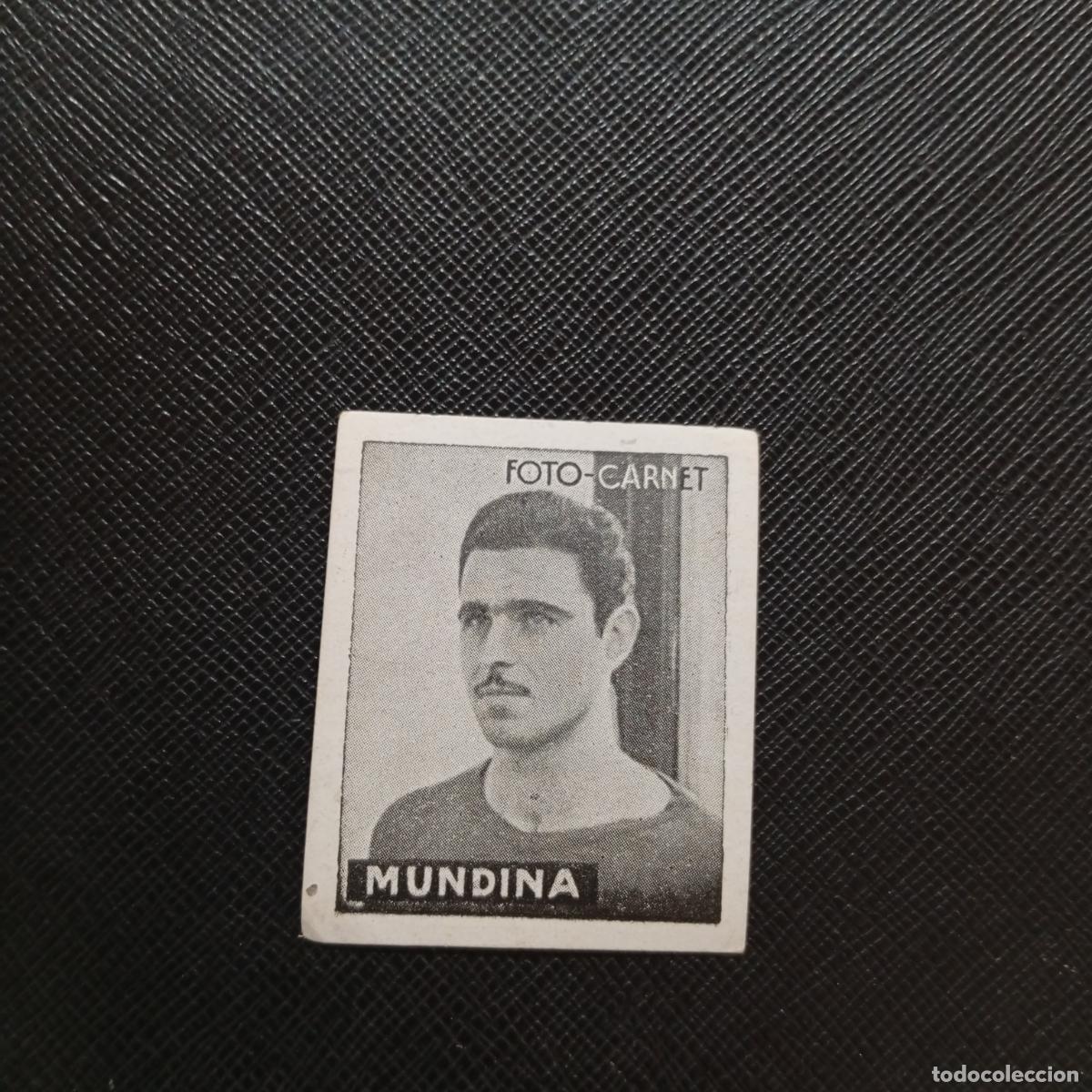 Cromos de f&uacute;tbol: MUNDINA TARRASA CISNE FOTO CARNET 42 43 CROMO FUTBOL LIGA 1942 1943 - SIN PEGAR - A204 PG7