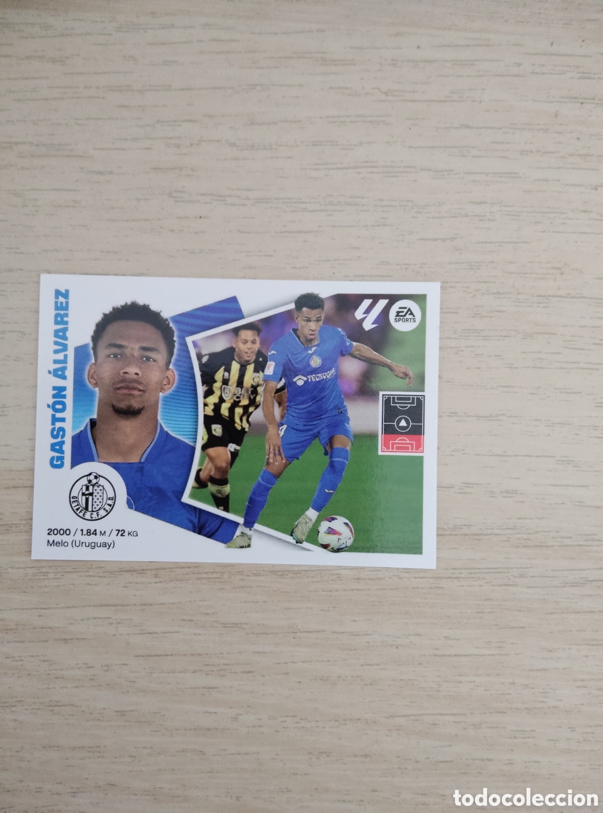 Cromos de f&uacute;tbol: 10 GASTON ALVAREZ GETAFE LIGA ESTE 2024 2025