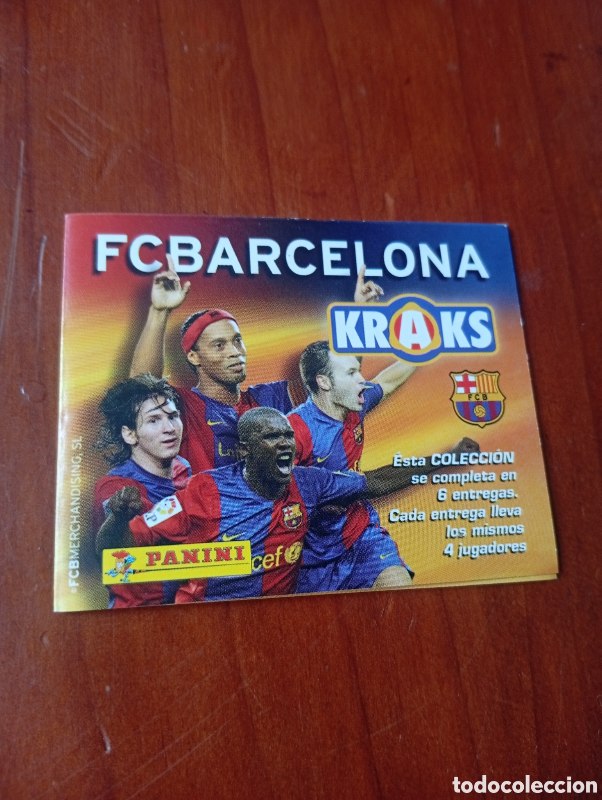 Cromos de f&uacute;tbol: CHECK LIST LIGA KRAKS 06 07 PANINI FC BARCELONA
