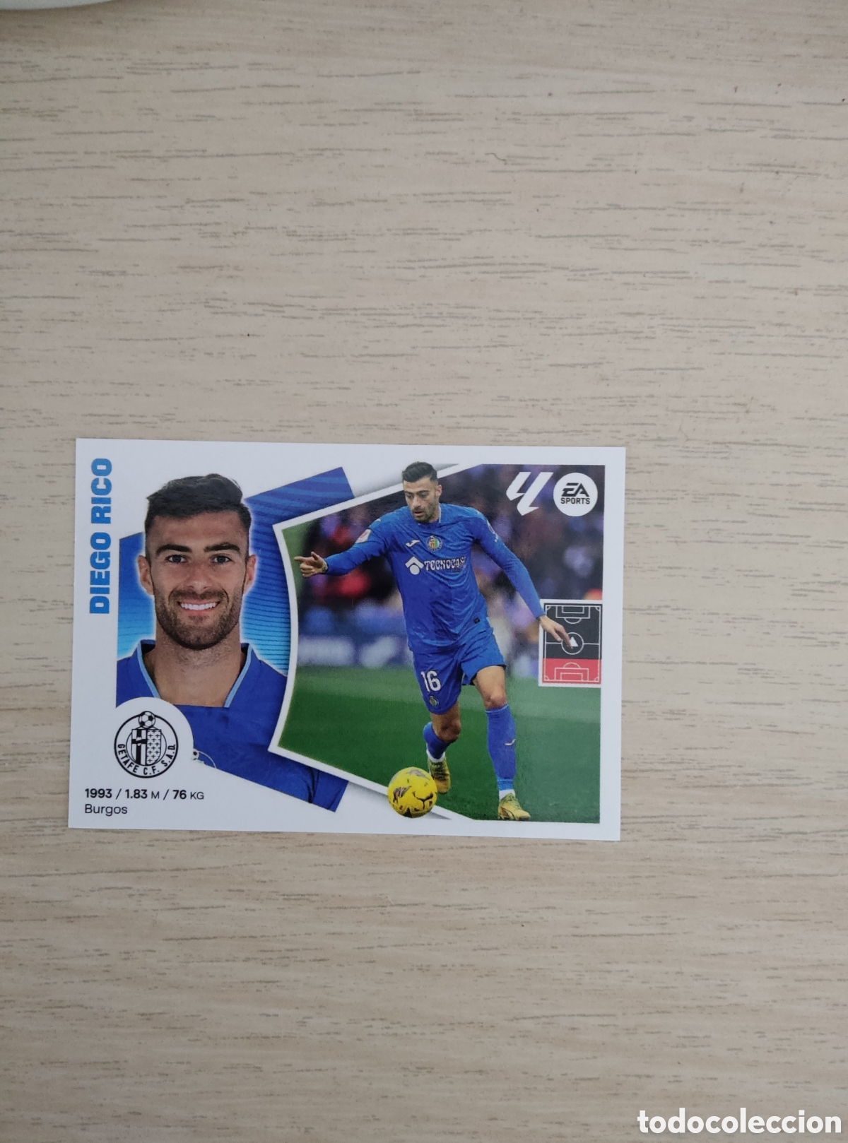 Cromos de f&uacute;tbol: 11 DIEGO RICO GETAFE LIGA ESTE 2024 2025