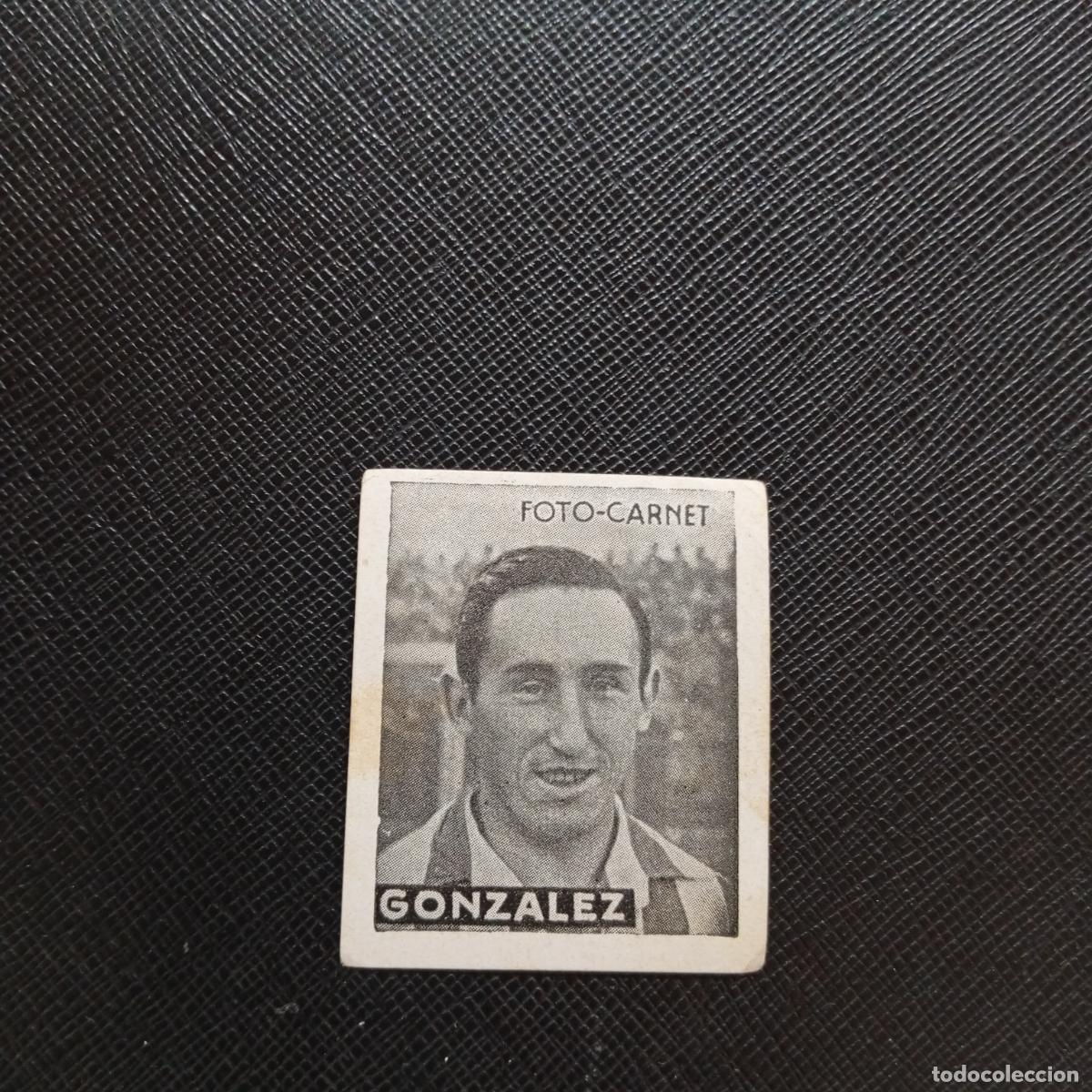 Cromos de f&uacute;tbol: GONZALEZ GRANADA CISNE FOTO CARNET 42 43 CROMO FUTBOL LIGA 1942 1943 - SIN PEGAR - A204 PG7