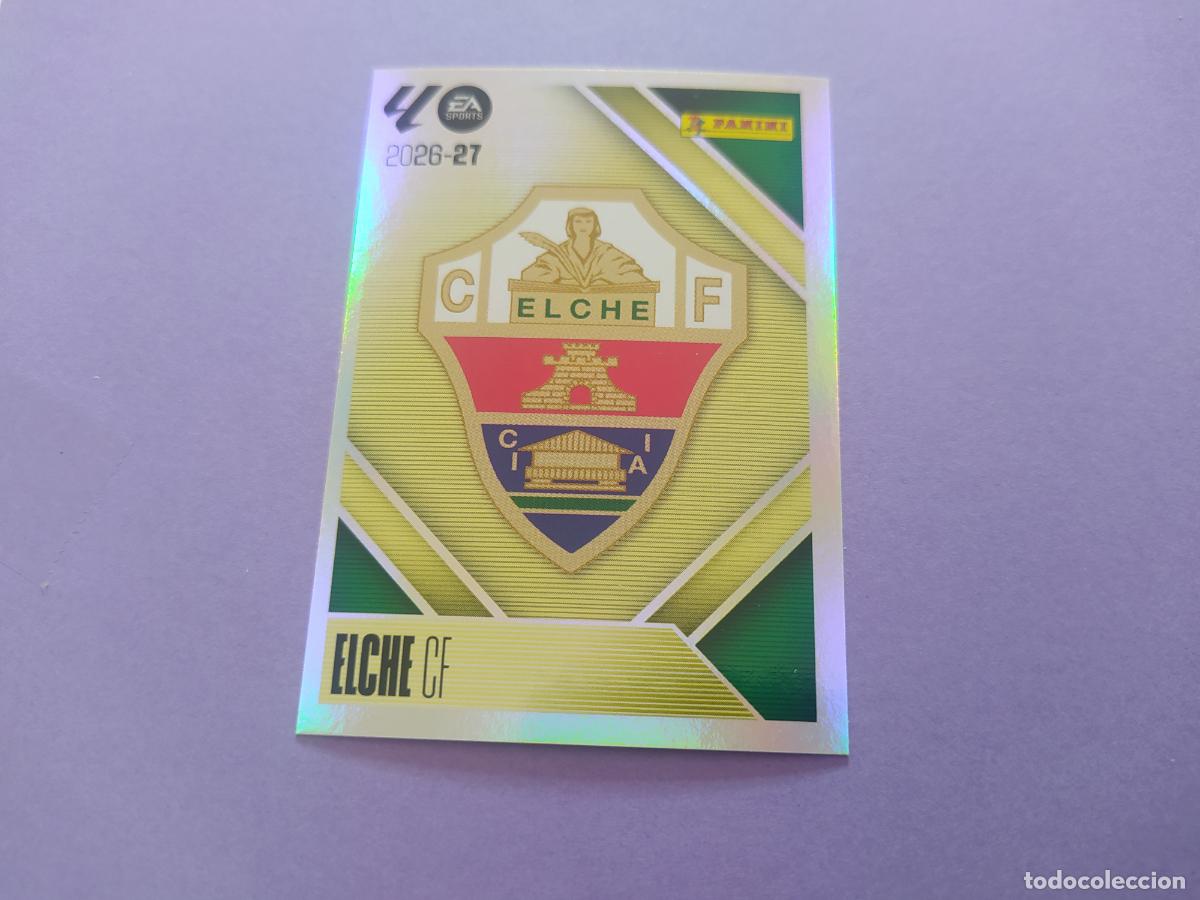 Cromos de f&uacute;tbol: LIGA ESTE 2026 2027 26 27 NUEVO - ELCHE N&ordm; 1 ESCUDO