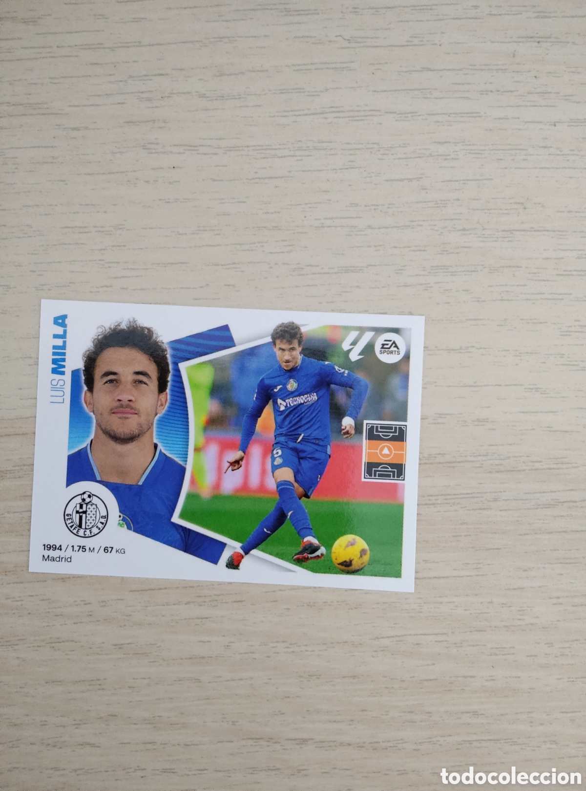 Cromos de f&uacute;tbol: 15 LUIS MILLA GETAFE LIGA ESTE 2024 2025