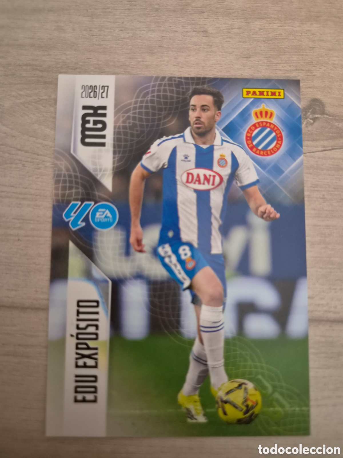 Cromos de f&uacute;tbol: N&deg;174 Espanyol Edu Exposito Megacracks 26/27