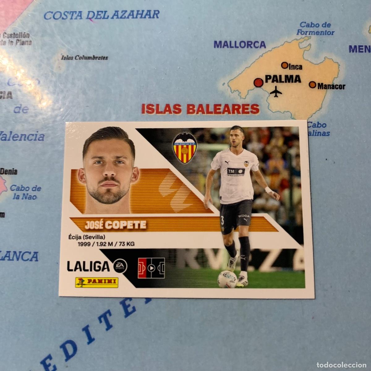 Cromos de f&uacute;tbol: Copete numero 6 del Valencia cromo liga este 26-27 2026-2027