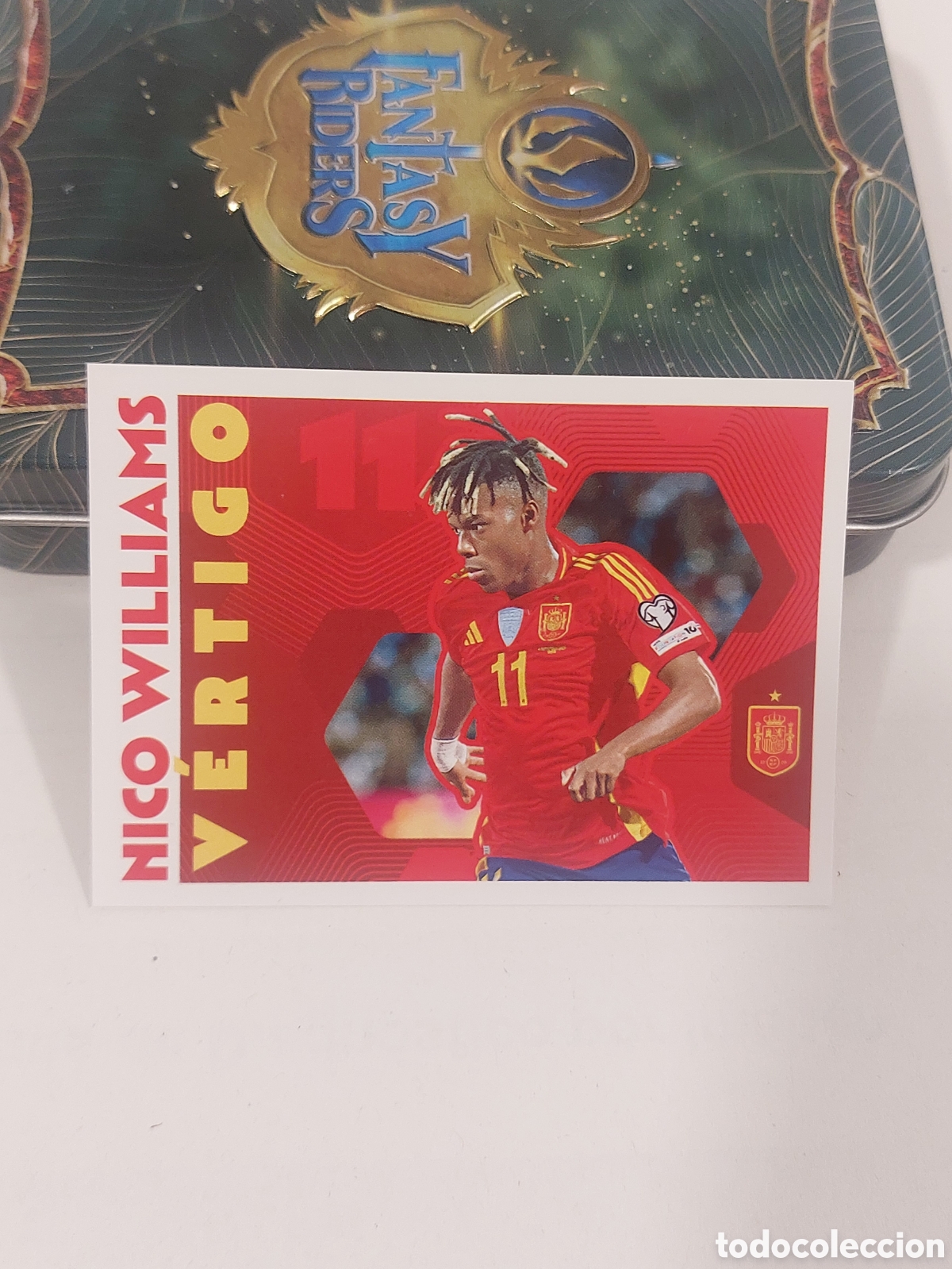 Cromos de f&uacute;tbol: 72 NICO WILLIAMS VERTIGO SELECCION ESPA&Ntilde;OLA ESPA&Ntilde;A MUNDIAL CARREFOUR 26 PANINI 2026