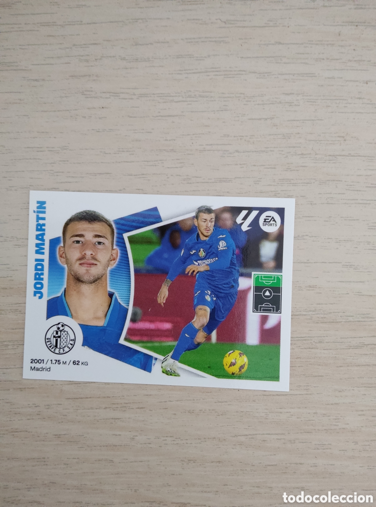 Cromos de f&uacute;tbol: 18 JORDI MARTIN GETAFE LIGA ESTE 2024 2025