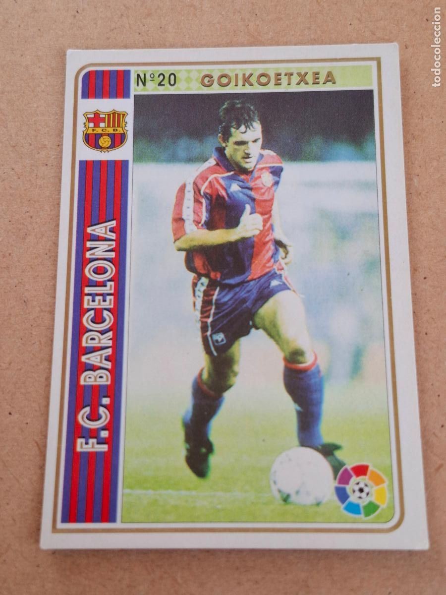 Cromos de f&uacute;tbol: MUNDICROMO 94 95 1994 1995 - 20 GOIKOETXEA - FC. BARCELONA