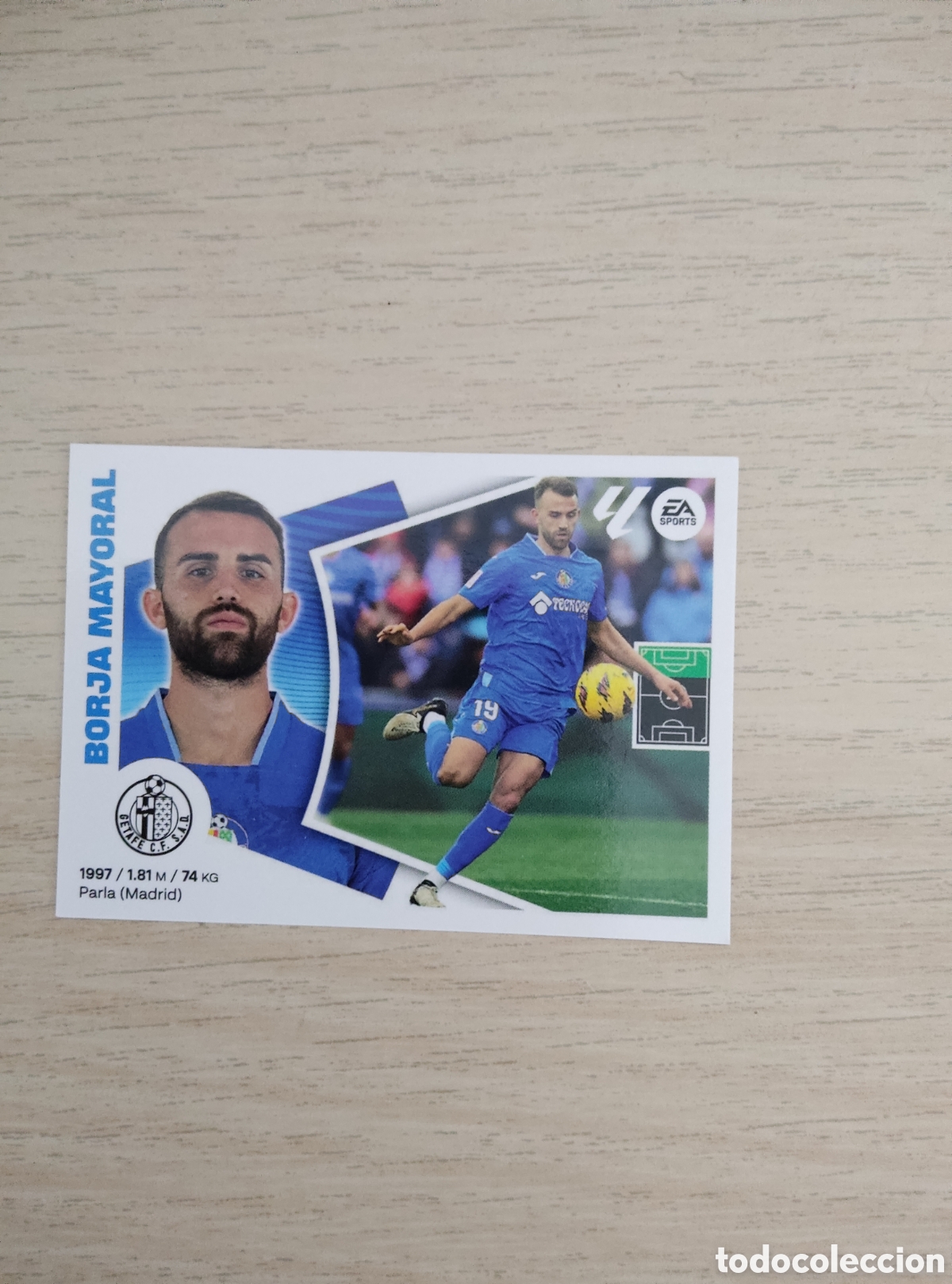 Cromos de f&uacute;tbol: 20 BORJA MAYORAL GETAFE LIGA ESTE 2024 2025