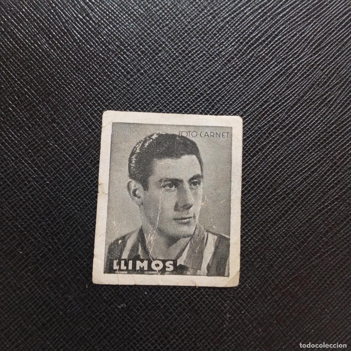 Cromos de f&uacute;tbol: LLIMOS ESPA&Ntilde;OL CISNE FOTO CARNET 42 43 CROMO FUTBOL LIGA 1942 1943 - SIN PEGAR - A204 PG10