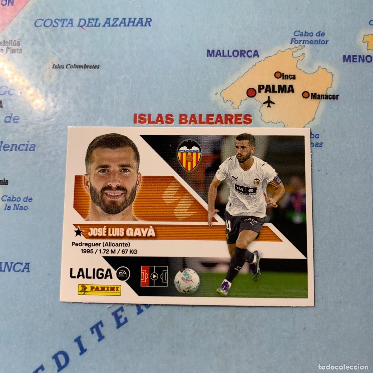 Cromos de f&uacute;tbol: Gaya numero 9 del Valencia cromo liga este 26-27 2026-2027