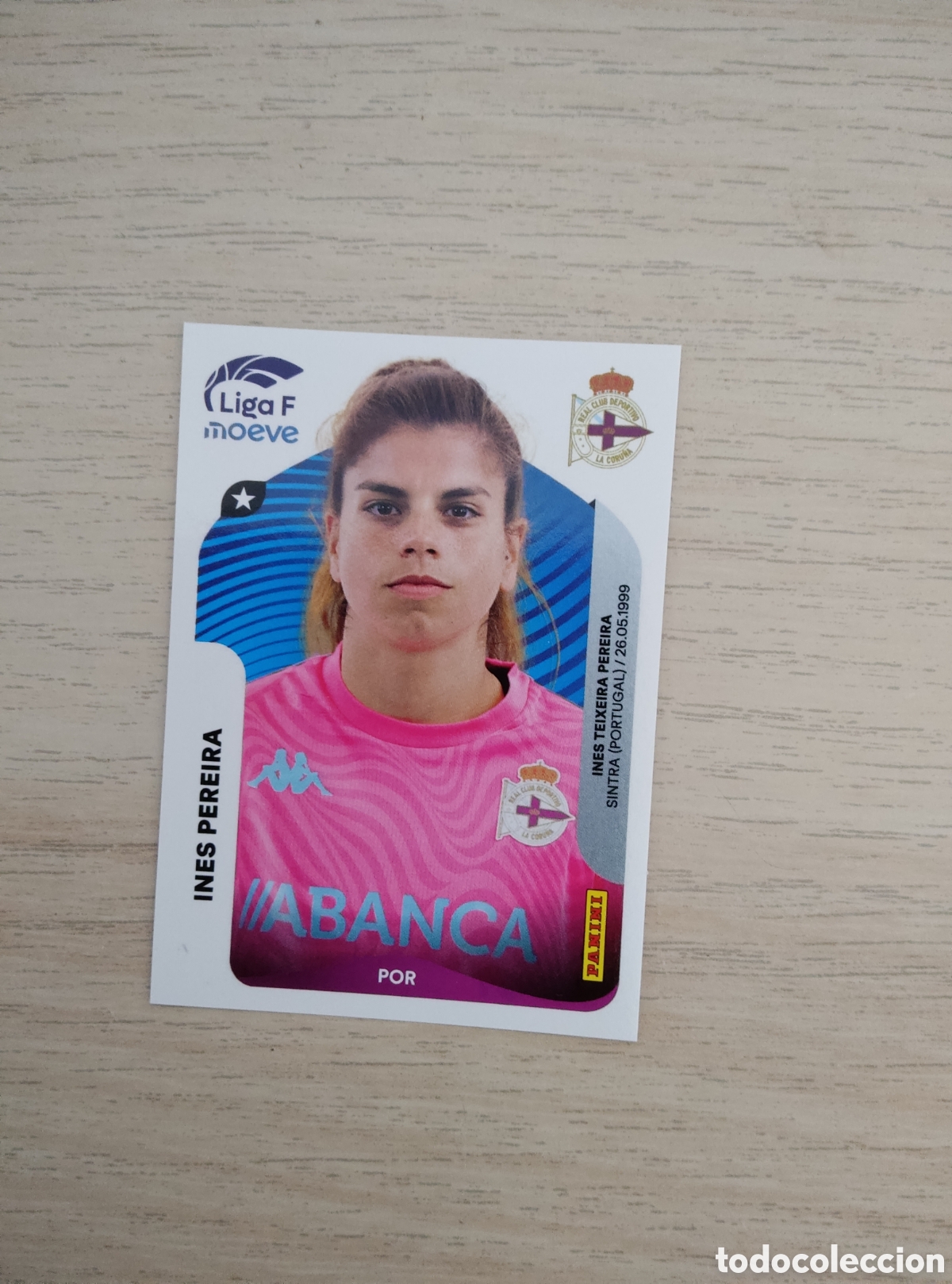 Cromos de f&uacute;tbol: 124 INES PEREIRA DEPORTIVO ABANCA LIGA F 2025 2026