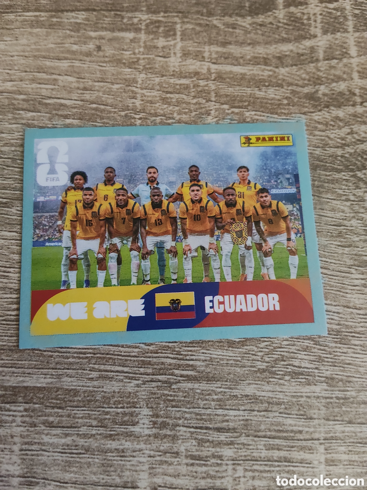 Cromos de f&uacute;tbol: Panini mundial 2026 ECU 13 alineaci&oacute;n Ecuador