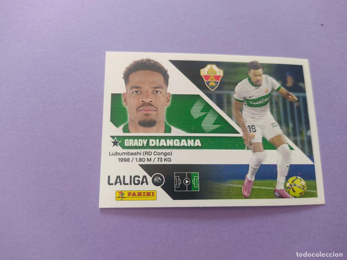 Fu&szlig;ball-Sticker: LIGA ESTE 2026 2027 26 27 NUEVO - ELCHE N&ordm; 19 DIANGANA