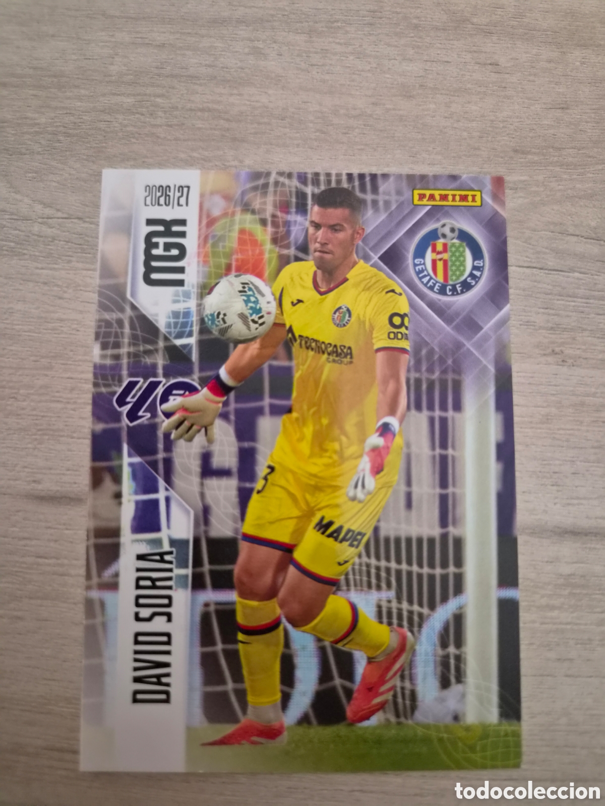 Fu&szlig;ball-Sticker: N&deg;182 Getafe David Soria Megacracks 26/27