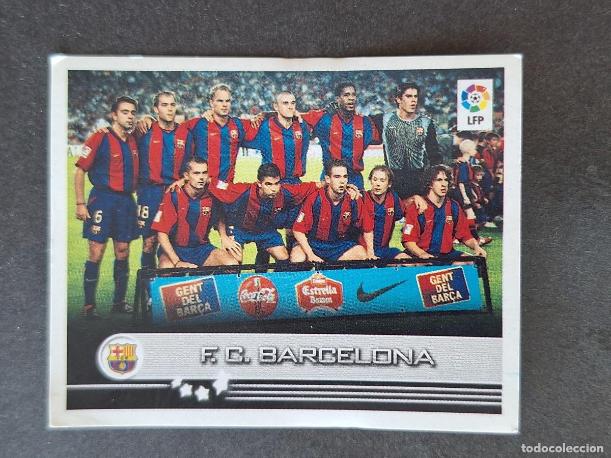 Cartes &agrave; collectionner de Football: L1 ALINEACION F. C. BARCELONA 99 PANINI SUPERLIGA 2002 2003 02 03 NUNCA PEGADO SIN PEGAR