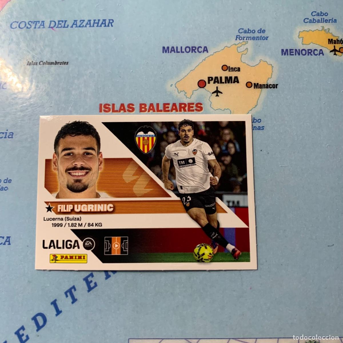 Cartes &agrave; collectionner de Football: Ugrinic numero 15 del Valencia cromo liga este 26-27 2026-2027