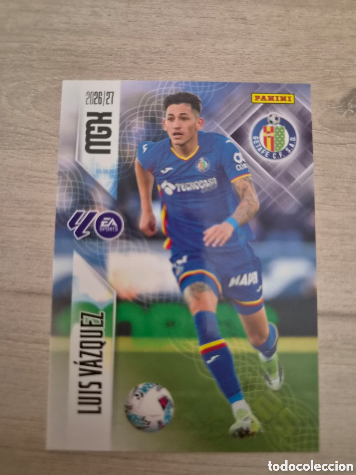 Cromos de f&uacute;tbol: N&deg;196 Getafe Luis V&aacute;zquez Megacracks 26/27