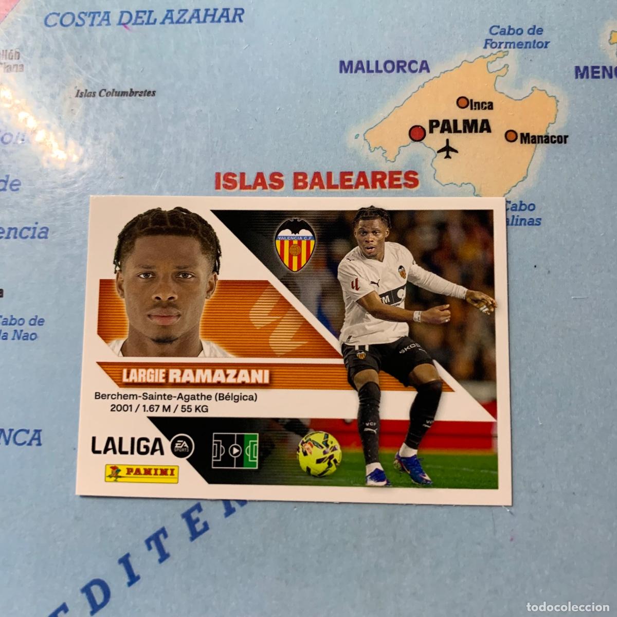 Cromos de f&uacute;tbol: Ramazani numero 19 del Valencia cromo liga este 26-27 2026-2027
