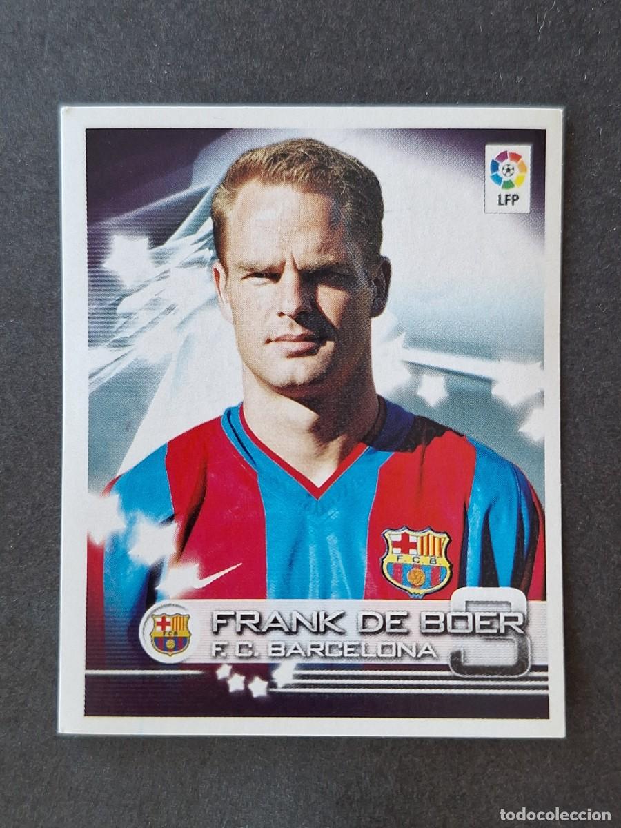 Cromos de f&uacute;tbol: L1 FRANK DE BOER F. C. BARCELONA 102 PANINI SUPERLIGA 2002 2003 02 03 NUNCA PEGADO SIN PEGAR