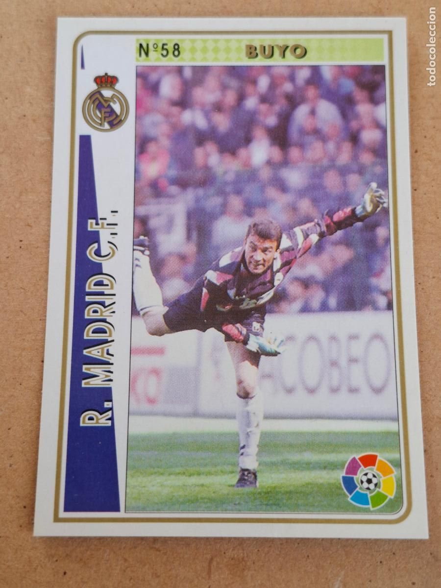 Cromos de f&uacute;tbol: MUNDICROMO 94 95 1994 1995 - 58 BUYO - REAL MADRID