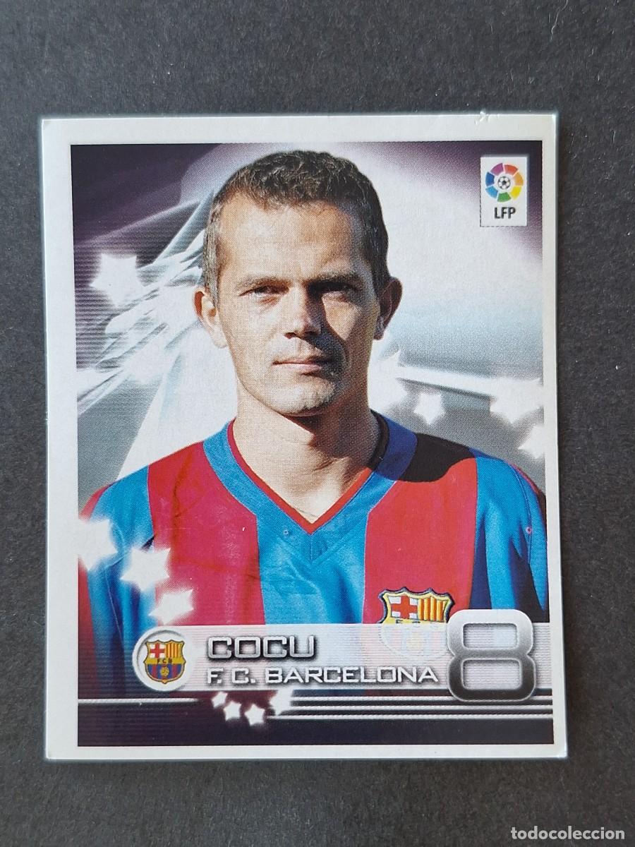 Cromos de f&uacute;tbol: L1 COCU F. C. BARCELONA 106 PANINI SUPERLIGA 2002 2003 02 03 NUNCA PEGADO SIN PEGAR