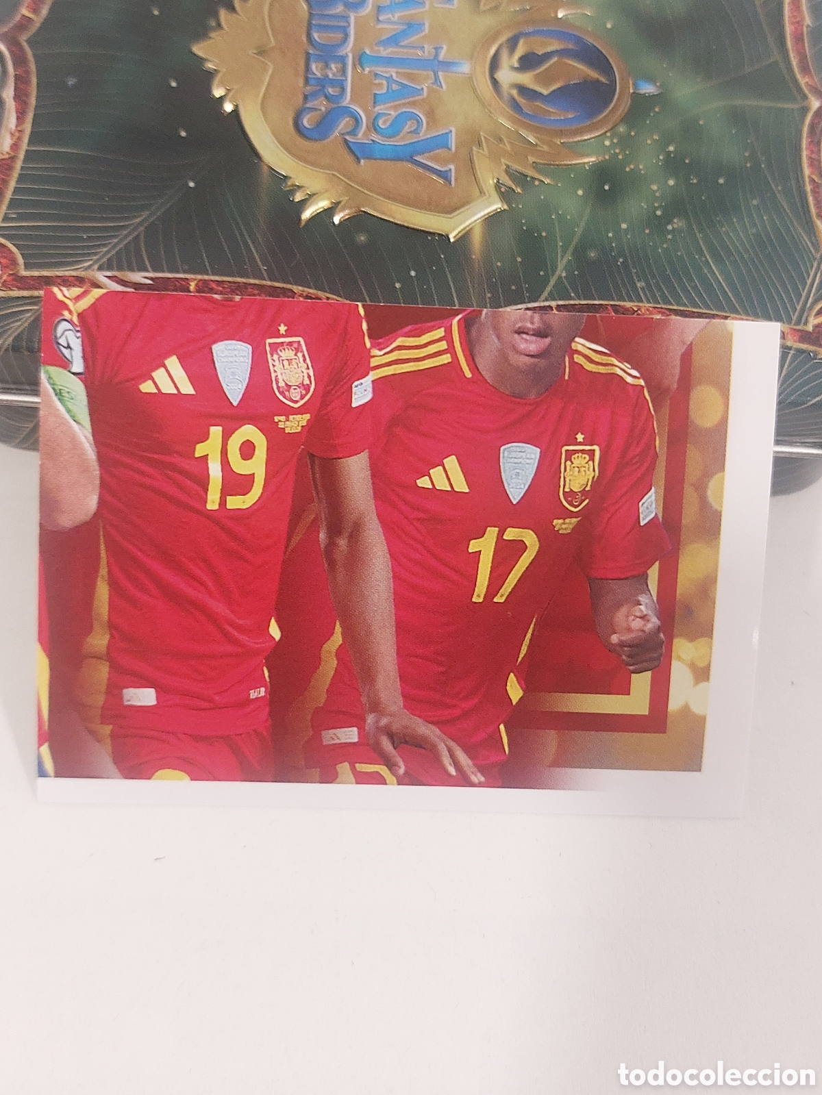 Cromos de f&uacute;tbol: 64 MOSAICO TRIPTICO SELECCION ESPA&Ntilde;OLA CARREFOUR ESPA&Ntilde;A 2026 26 STICKER SIN PEGAR PANINI