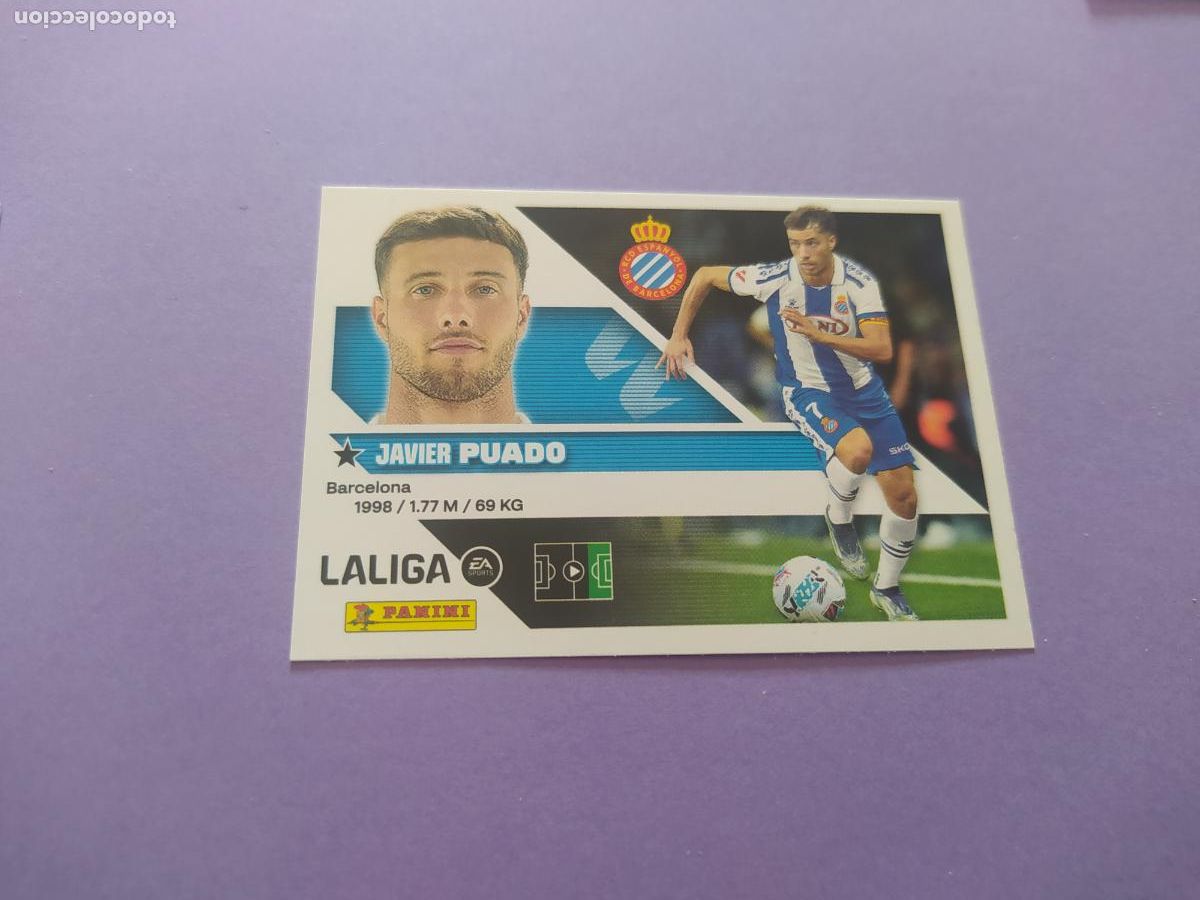 Cromos de f&uacute;tbol: LIGA ESTE 2026 2027 26 27 NUEVO - ESPANYOL N&ordm; 18 PUADO
