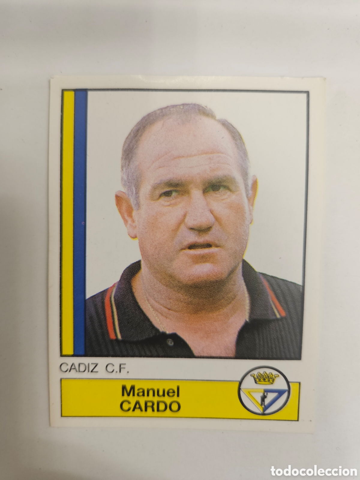 Cromos de f&uacute;tbol: CROMO DE FUTBOL CARDO DEL CADIZ C.F. SIN PEGAR N&ordm; 78 LIGA FUTBOL 87 DE PANINI